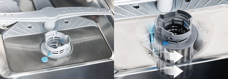 BOSCH食器洗い機_フィルタークリーニングアシスト